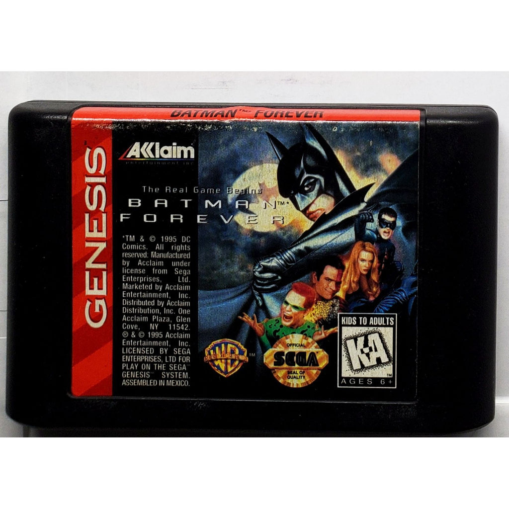 An image of the game, console, or accessory Batman Forever - (LS) (Sega Genesis)