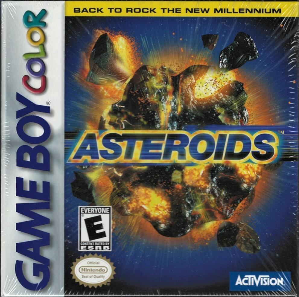 An image of the game, console, or accessory Asteroids w/ Manual- (LS) (GameBoy Color)